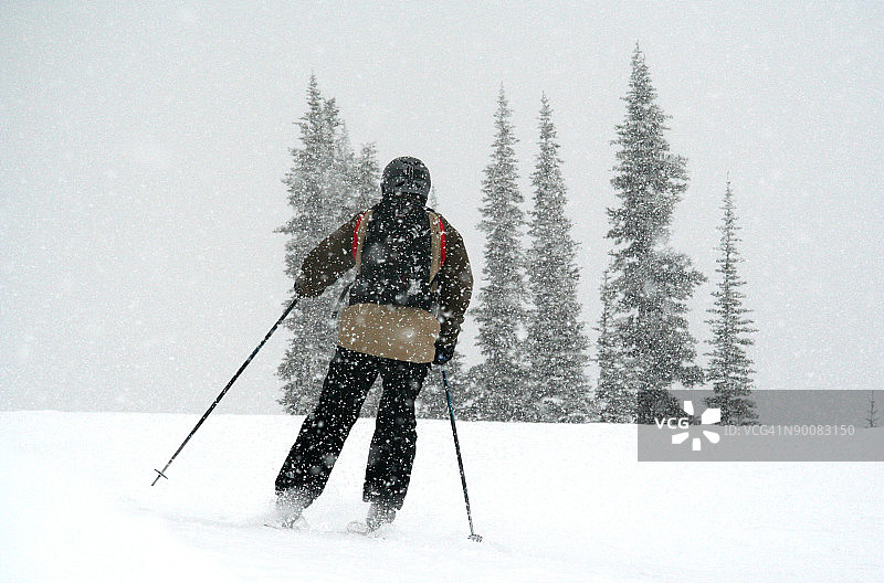 在山坡上图片素材