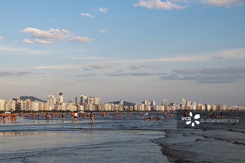 巴西圣保罗州桑托斯市图片素材