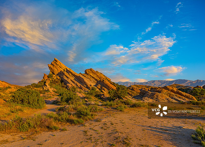 加利福尼亚州瓦斯奎兹岩石自然保护区公园图片素材