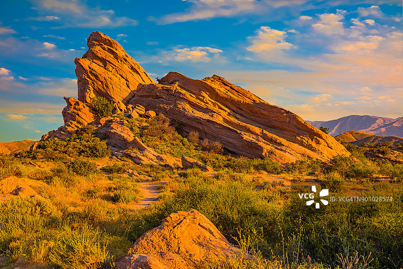 加利福尼亚州瓦斯奎兹岩石自然保护区公园图片素材