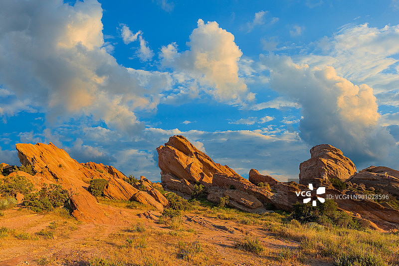 加利福尼亚州瓦斯奎兹岩石自然保护区公园图片素材