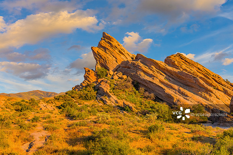 加利福尼亚州瓦斯奎兹岩石自然公园图片素材