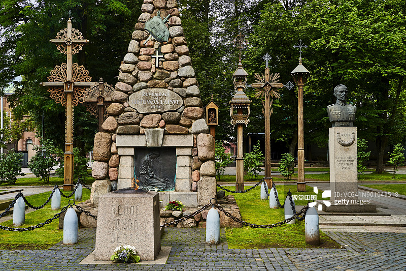 立陶宛考纳斯无名战士纪念碑图片素材