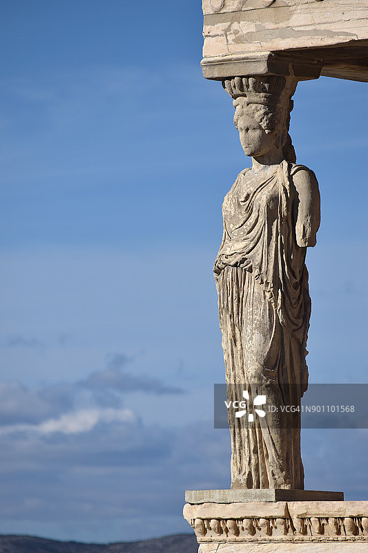 女像柱图片素材