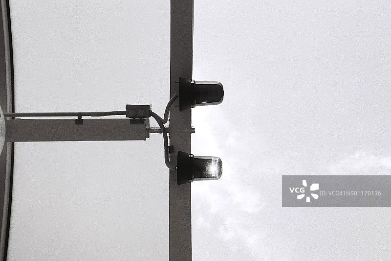 巴塞罗那的街道灯光图片素材