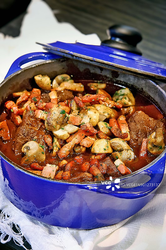 勃艮第牛肉图片素材