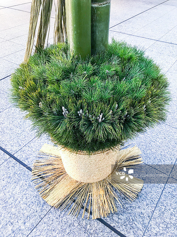 大型门松特写图片素材