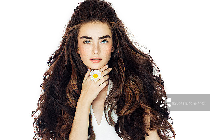 年轻美丽的女人的摄影图片素材