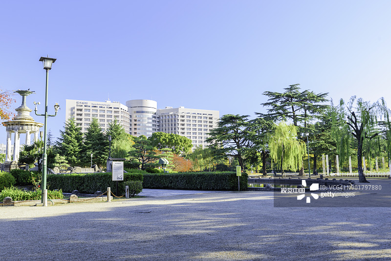 鹤舞公园喷泉图片素材