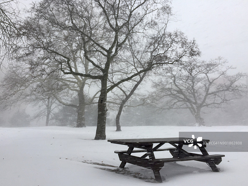 白色的风景图片素材