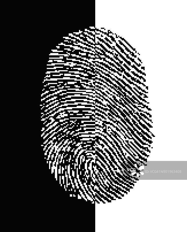 数字指纹图片素材