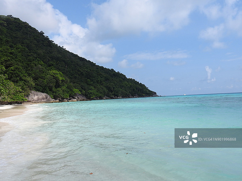 海滩上的风景图片素材