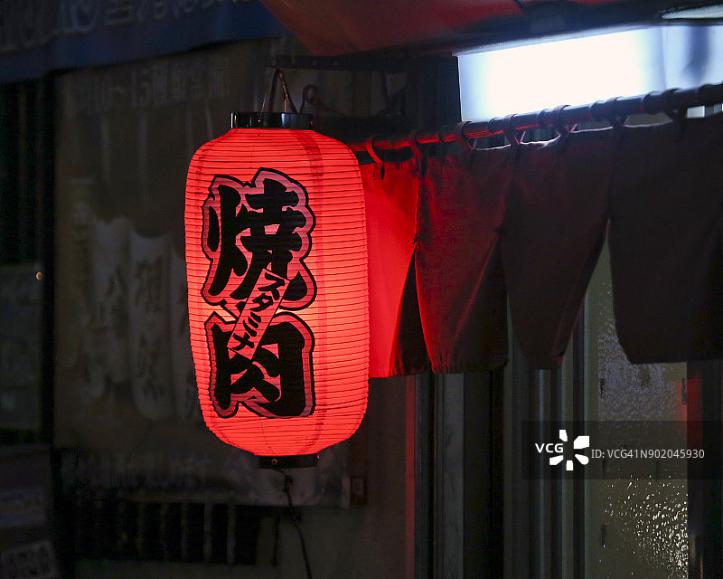 烤肉店招牌灯笼图片素材