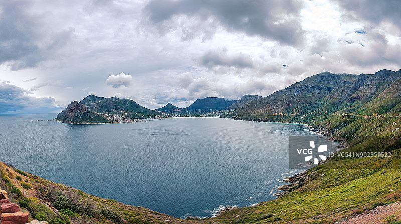 南非开普敦豪特湾全景图片素材