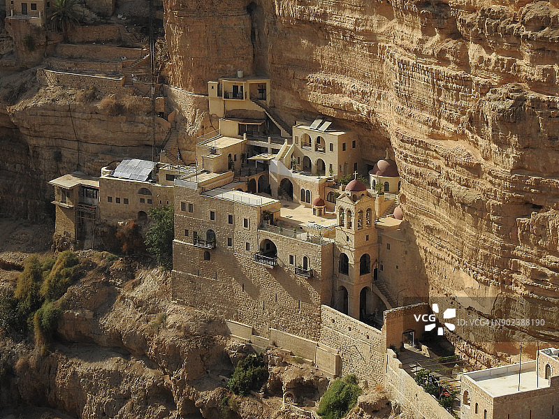 朱迪亚沙漠圣乔治修道院图片素材