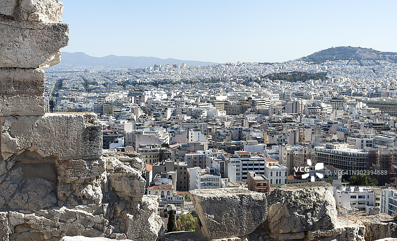 希腊雅典城市景观图片素材