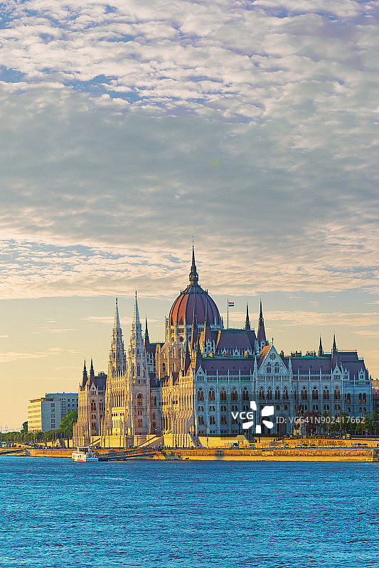 布达佩斯的匈牙利议会大厦图片素材