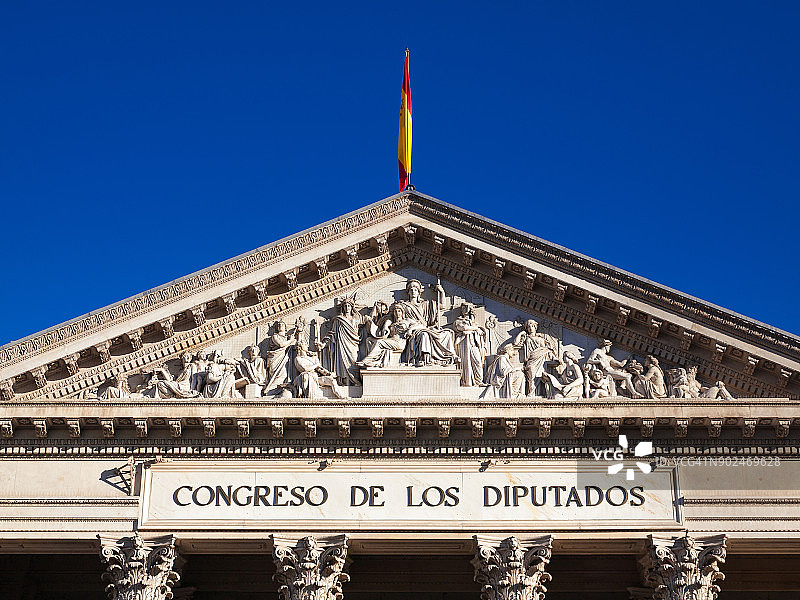 西班牙马德里众议院图片素材
