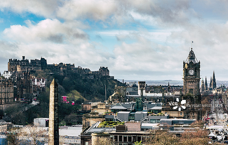 爱丁堡天际线图片素材