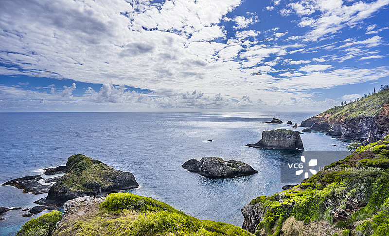 诺福克岛库克船长瞭望台图片素材