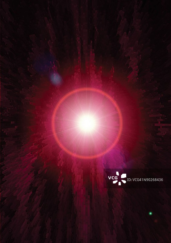 夜间照明灯光的低角度视图图片素材