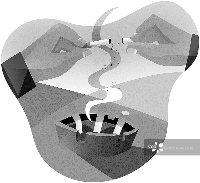 一个女孩的剪影图片素材