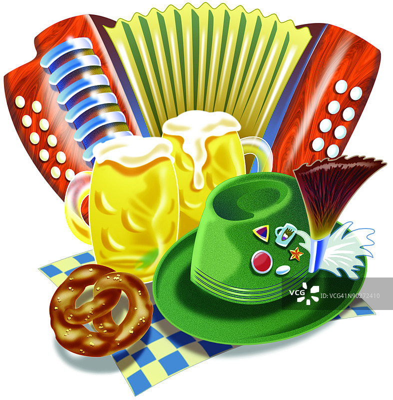 白色背景下的食物特写镜头图片素材