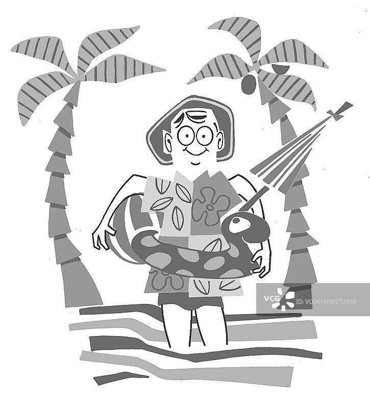 带伞的女人图片素材