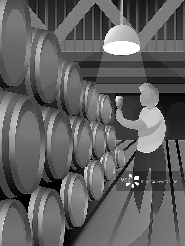 仓库里的人图片素材