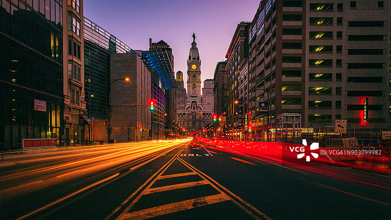 费城宽街漫步图片素材