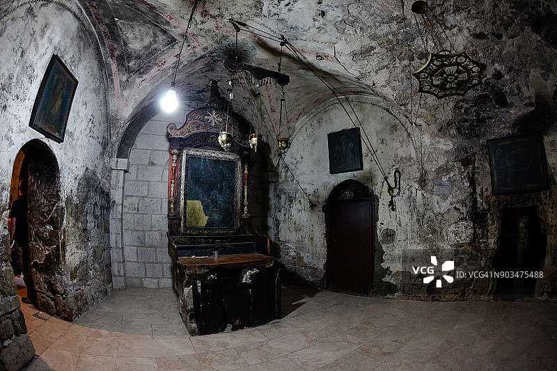 圣墓教堂内的叙利亚东正教小教堂图片素材