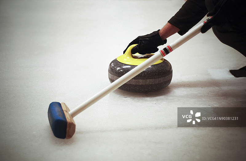 冰壶运动图片素材