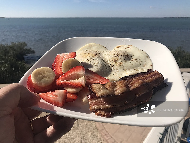 新鲜海湾早餐图片素材