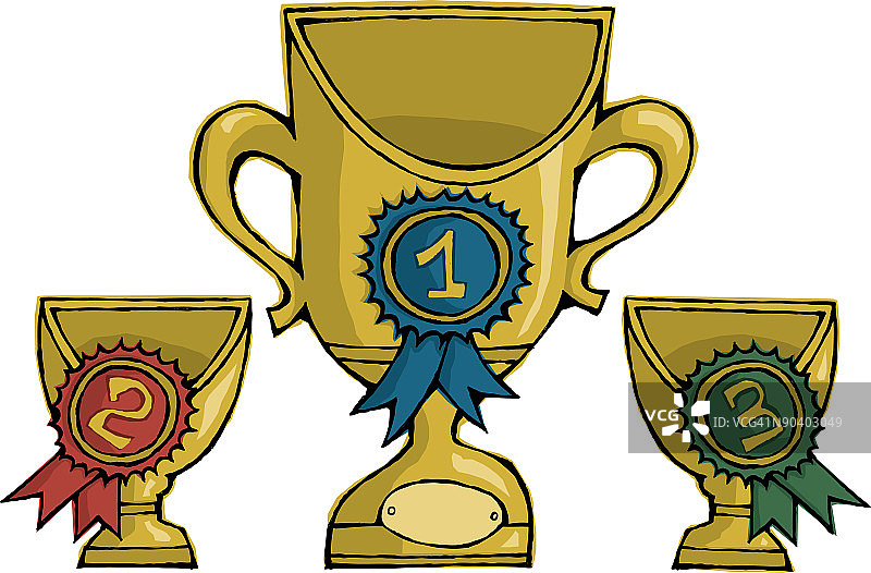 奖杯合集图片素材