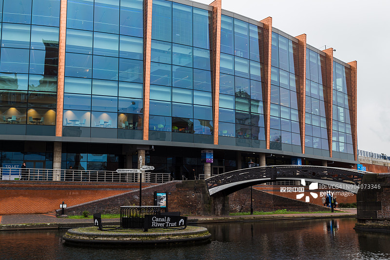 伯明翰的运河交汇处图片素材
