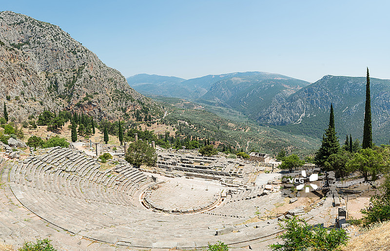 希腊代尔夫伊图片素材