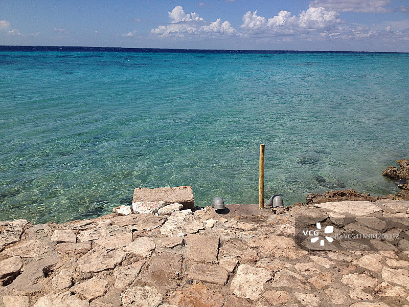 古巴的加勒比海风情图片素材