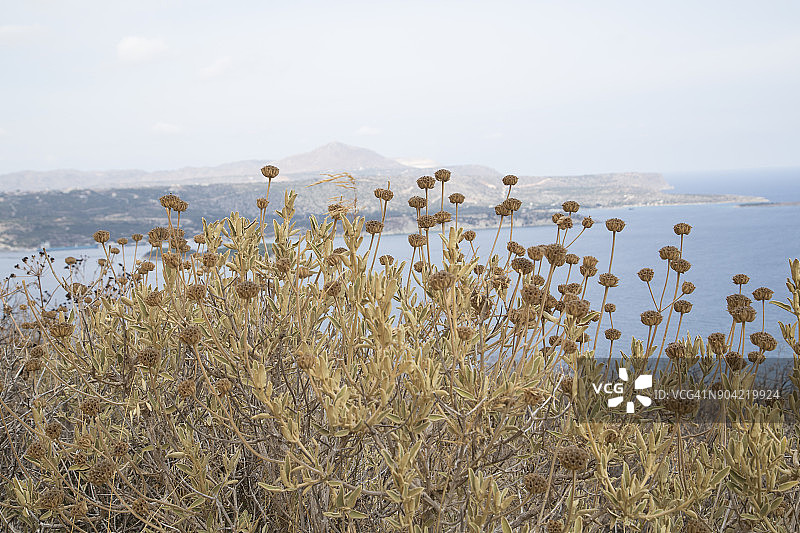 从克里特岛顶部看到的景色图片素材
