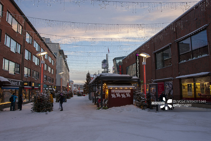 在芬兰准备过圣诞节图片素材