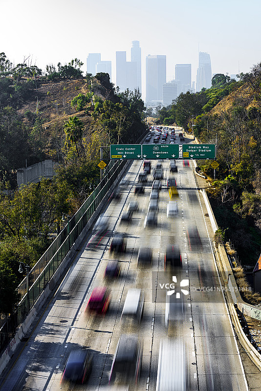 通往洛杉矶的道路图片素材