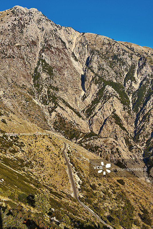 阿尔巴尼亚亚得里亚海沿海公路图片素材