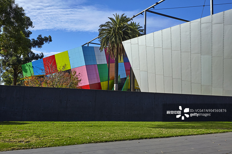 墨尔本博物馆的魔方灵感建筑图片素材