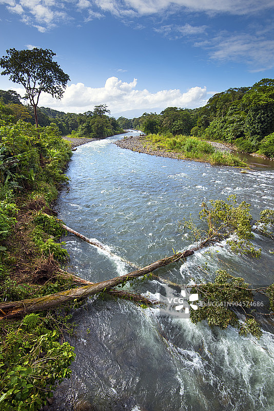 哥斯达黎加萨拉皮基河图片素材
