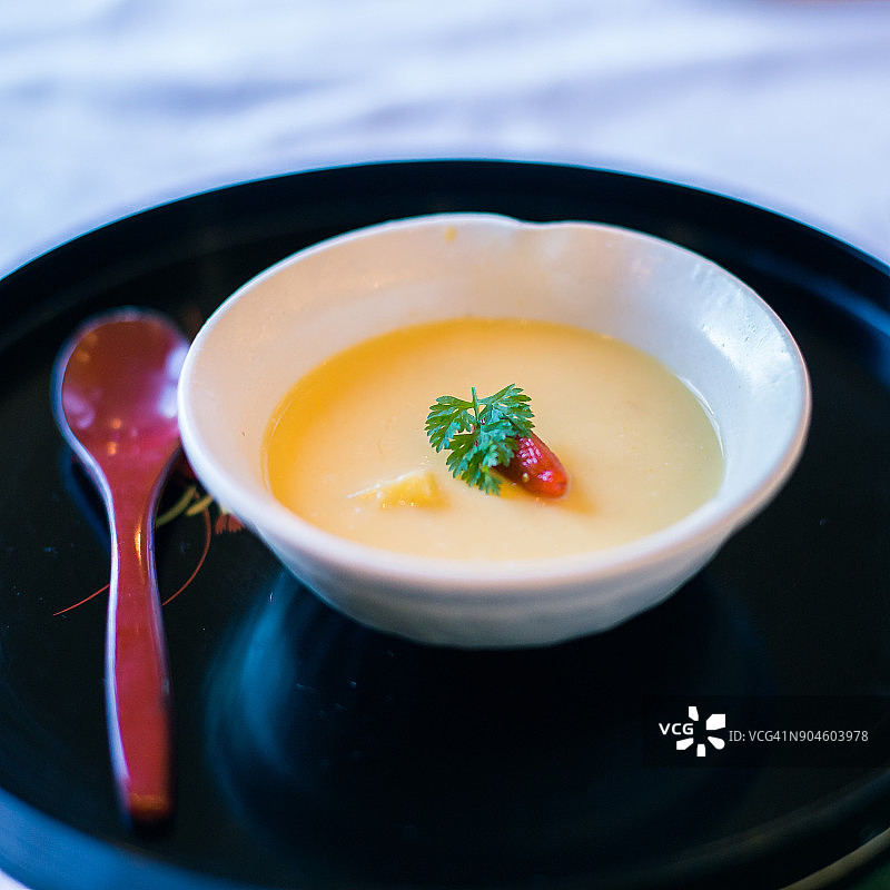 中国香港传统甜点豆腐花图片素材