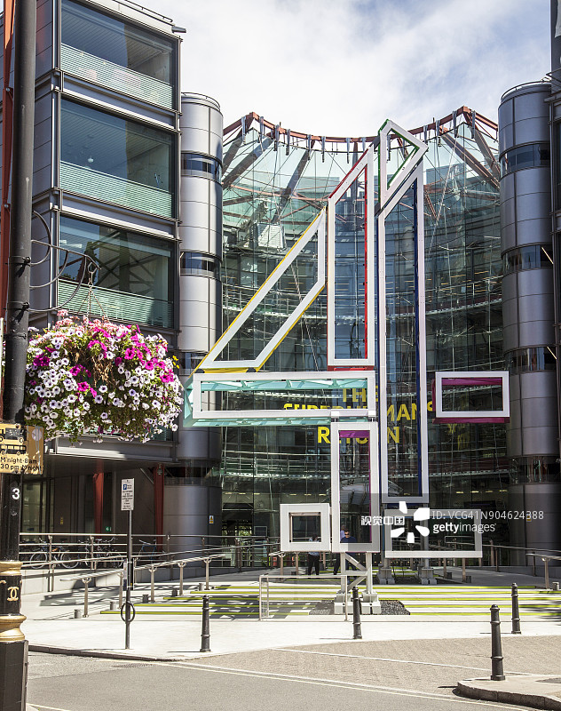 伦敦第四频道电视演播室图片素材