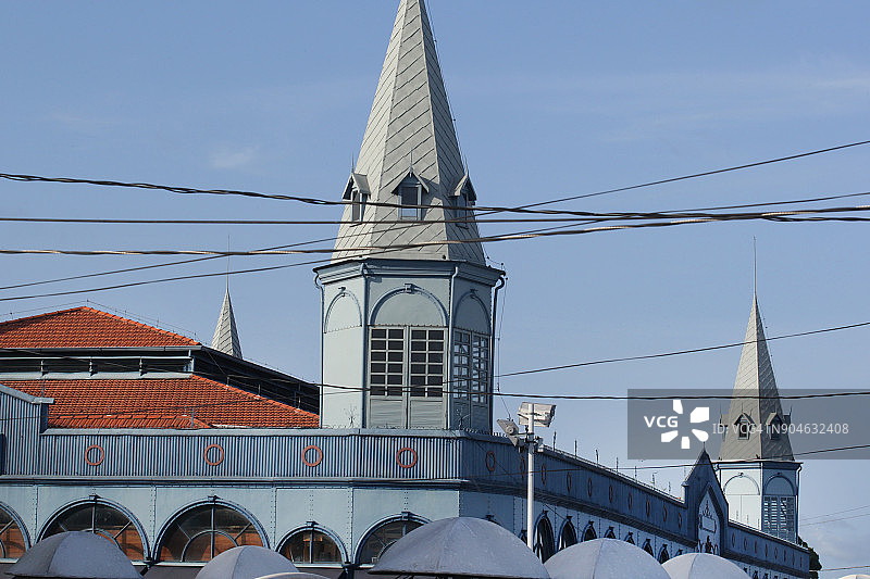 巴西贝伦历史悠久的铁市集图片素材