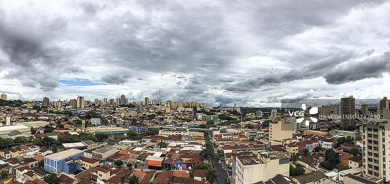 圣保罗州里贝朗普雷托市全景图片素材