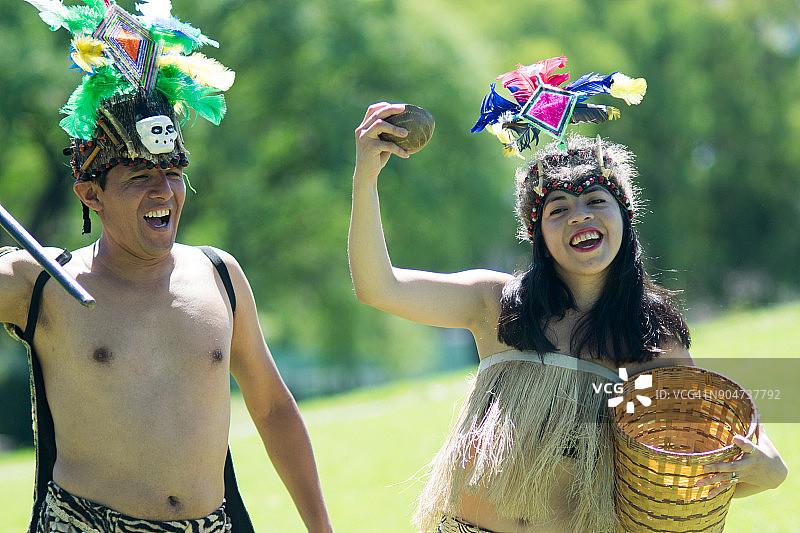 秘鲁舞蹈：蟒蛇舞图片素材