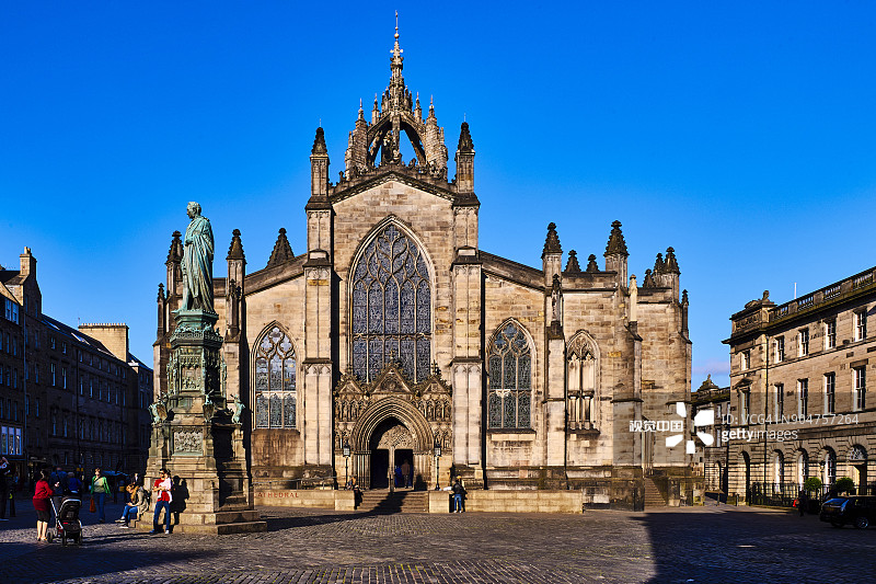 苏格兰爱丁堡圣吉尔斯大教堂图片素材