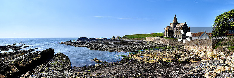 苏格兰法夫郡圣莫纳斯教堂图片素材